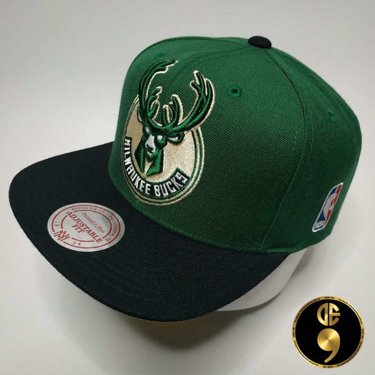 Milwaukee Bucks Mitchell & Ness 35th Anniversary Hardwood Classics Snapback  Hat