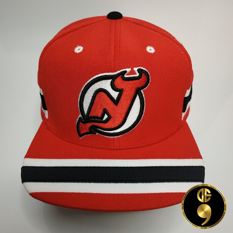 New Jersey Devils Vintage Fitted Red Snapback - Mitchell & Ness