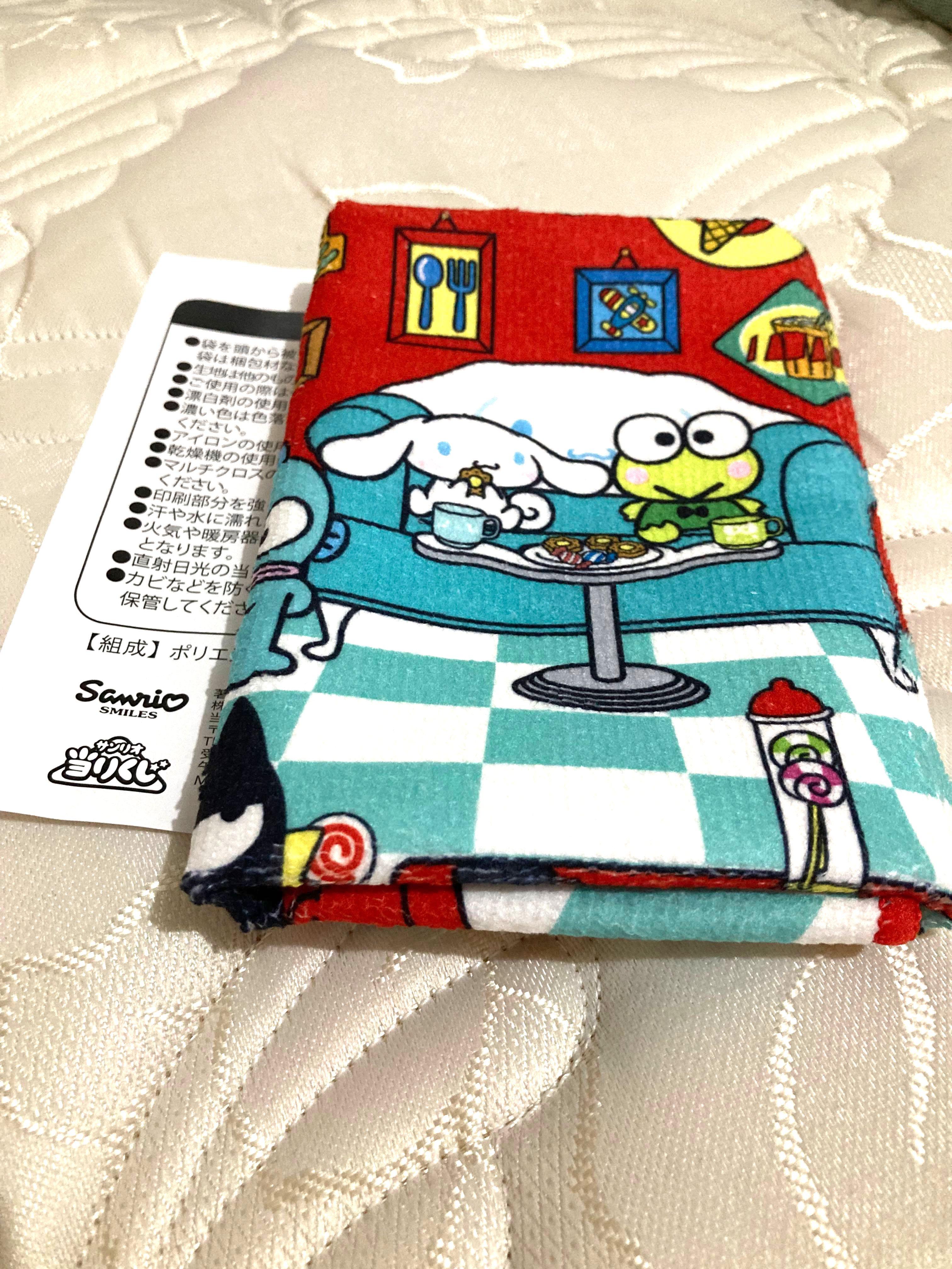 Authentic Sanrio Characters Hand Towels (Category: Towels, Napkins & Holders) located in Cebu City. Submitted by kawaiiparty (Listing ID 1140801006, Image 2). Description: Brand new Thick absorbent material Handkerchief size 199 each ☝️Final price posted 💟Pls read: ✅All items are authentic and are personally curated. ✅Pls understand that prices depend on their RARITY, item weight, shipping FEES, foreign and local taxes so too much haggling is a 