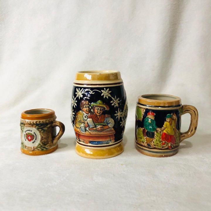 Beautiful Bundle of Beerstein Mugs (Category: Coffee & Tea Tableware) located in Caloocan City. Submitted by yorstreasure (Listing ID 1140879984, Image 1). Description: Beautiful Bundle of Beerstein Mugs Specifics: Preloved in excellent vintage condition. Price: 950 php .