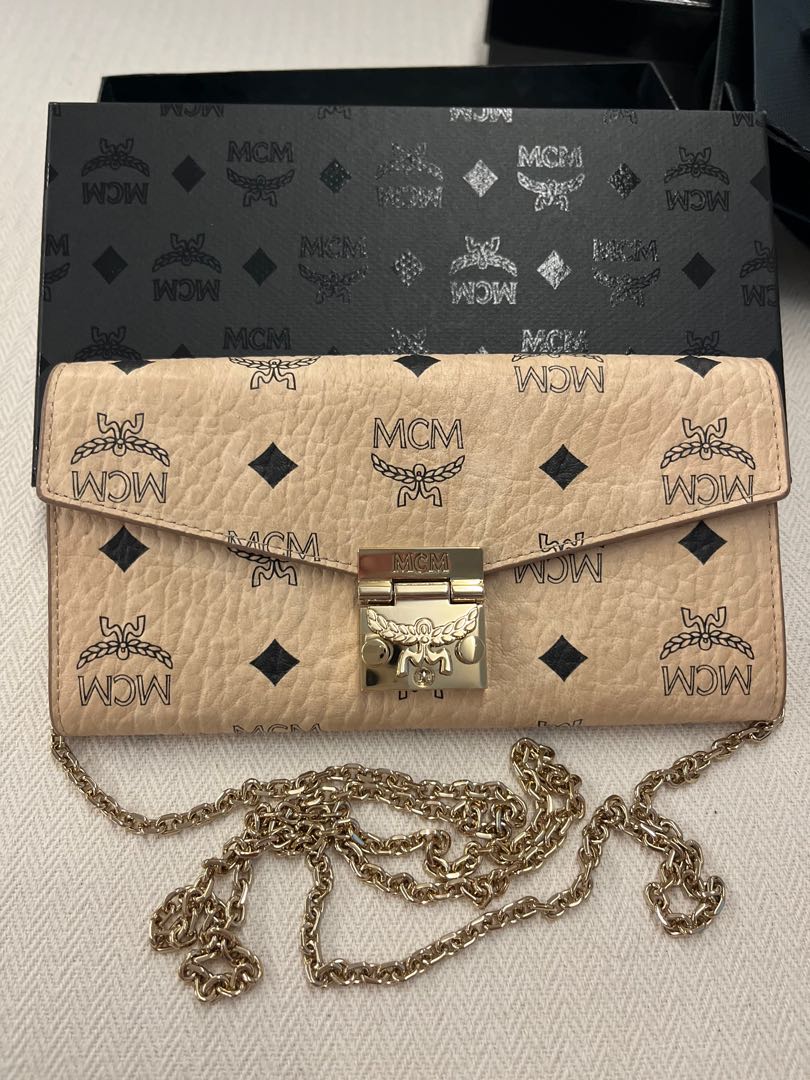 Brand New MCM Wallet on Chain Luxury Bags Wallets on Carousell