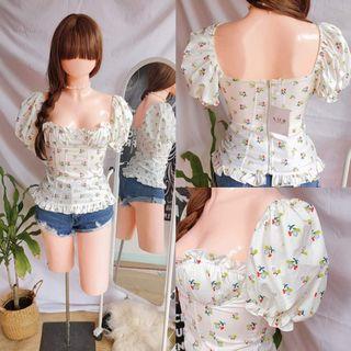 Brandnew Puff top 🤍