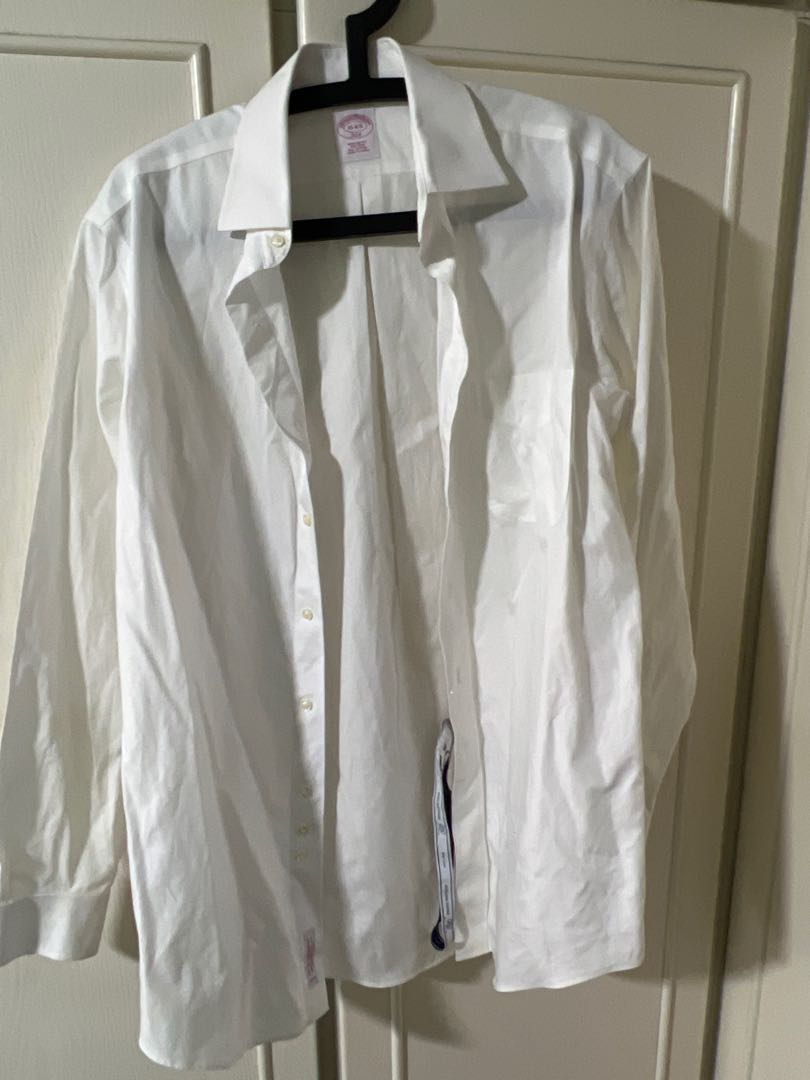 Brooks Brothers 346 white shirt 15” 34 