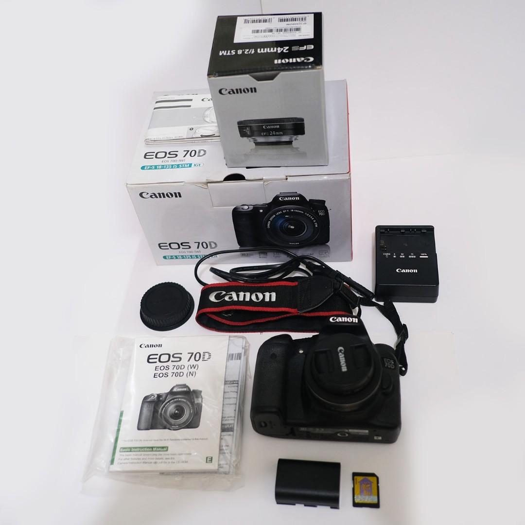デジタルカメラ Canon EOS 70D kit plus 24mmm Canon EOS 70D kit plus 24mmm