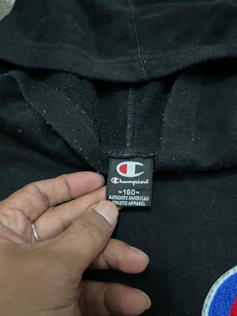 Champion sweater big logo zara best sale