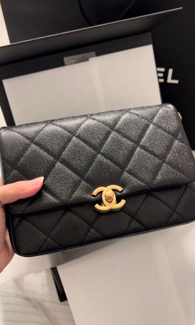 Chanel Melody Chain Bag GHW 22P Collection *Rare*, Luxury, Bags & Wallets  on Carousell