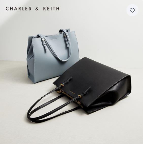 Charles & Keith Large Double Handle Bag, Women's Fashion, Bags