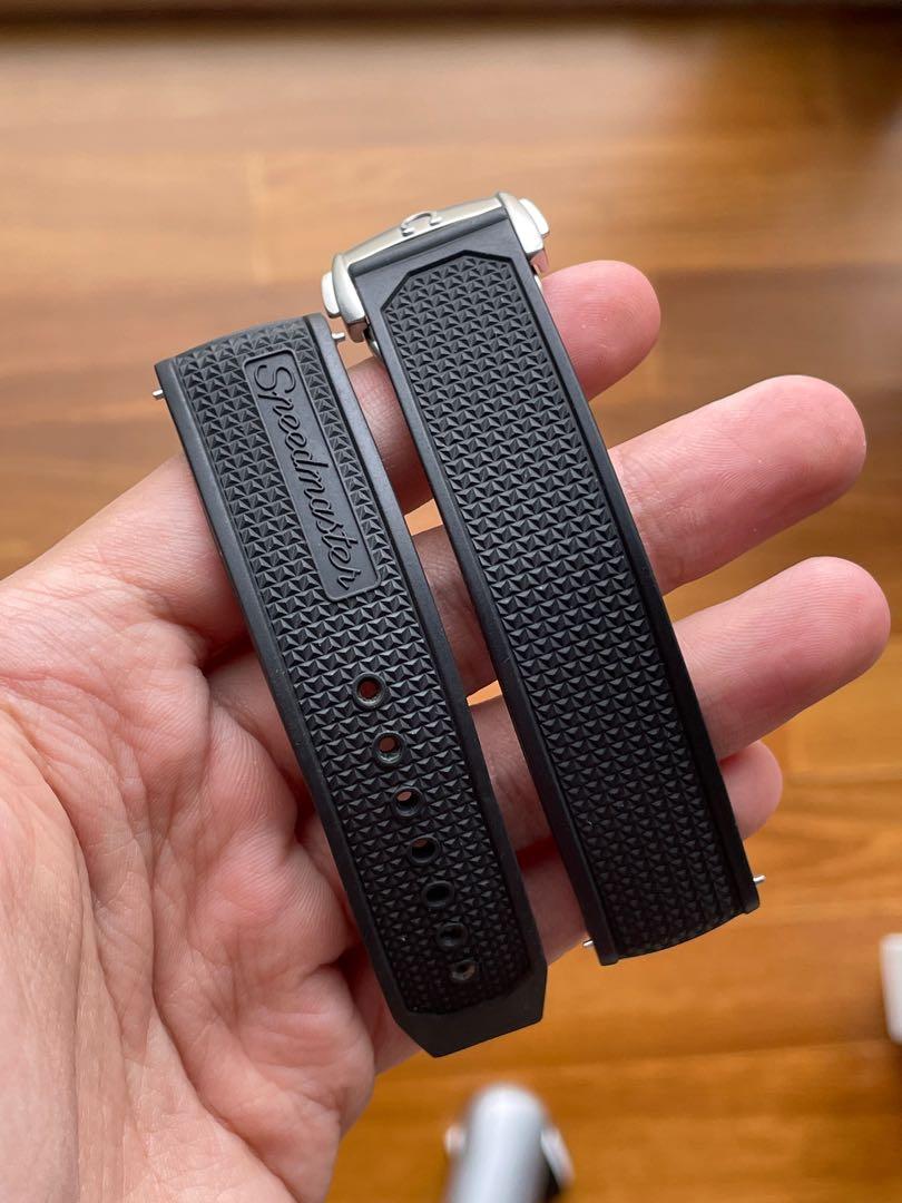 Omega speedmaster 2025 racing rubber strap