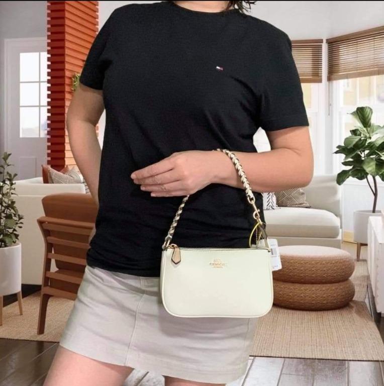 Coach C4233 Nolita 19 With Whipstitch Pebble Leather Women's Shoulder Bag -  Chalk, Women's Fashion, Bags & Wallets, Shoulder Bags on Carousell