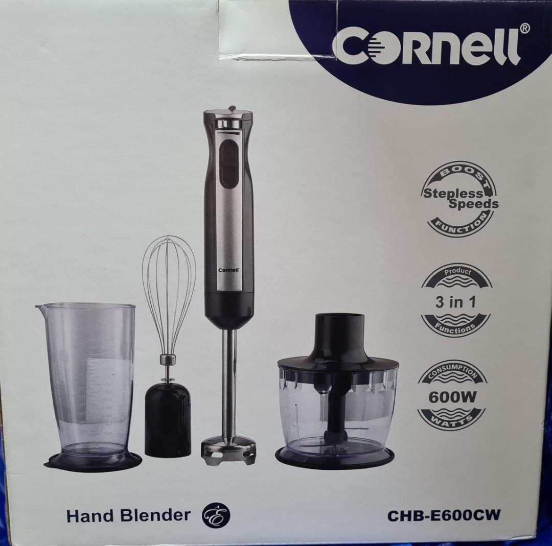 Cornell 9 Speed Immersion Hand Blender Set CHBE600CW, TV & Home