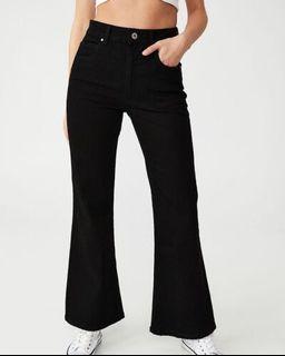 cotton on relaxed flare jeans