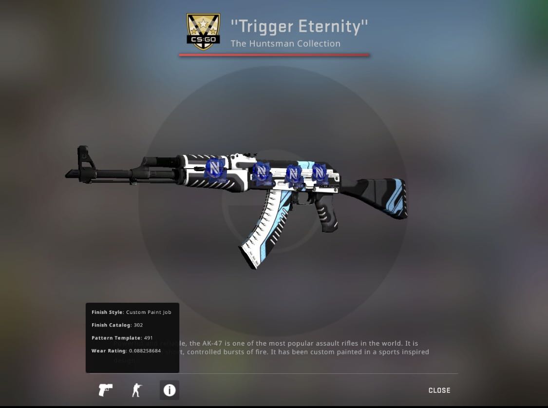 CSGO AK47 Vulcan (Minimal Wear) 0.088float, Video Gaming, Gaming