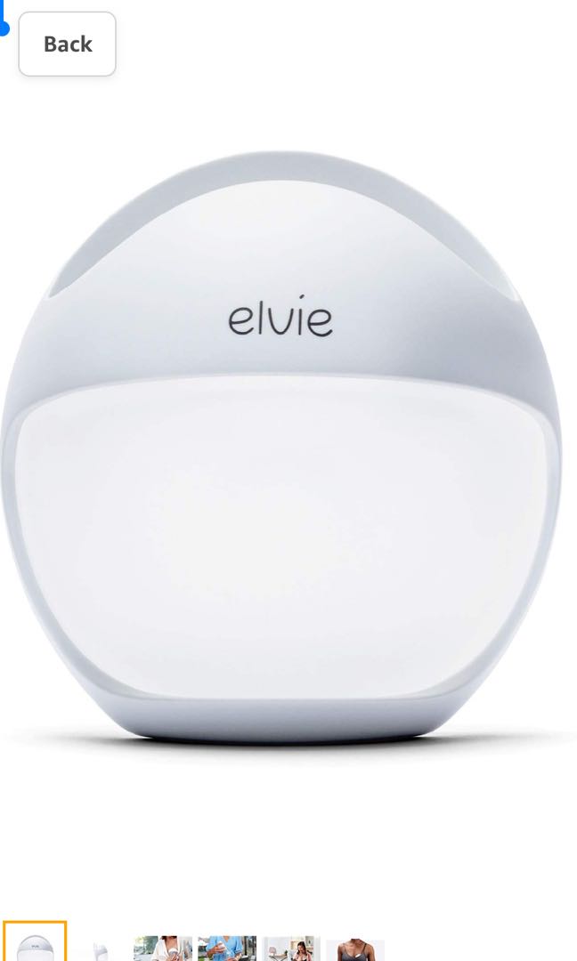 Elvie Curve Manual Wearable Breast Pump HandsFree, KickProof