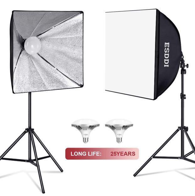 ESDDI PS070 Softbox Lighting Kit Photo Studio Light Professional