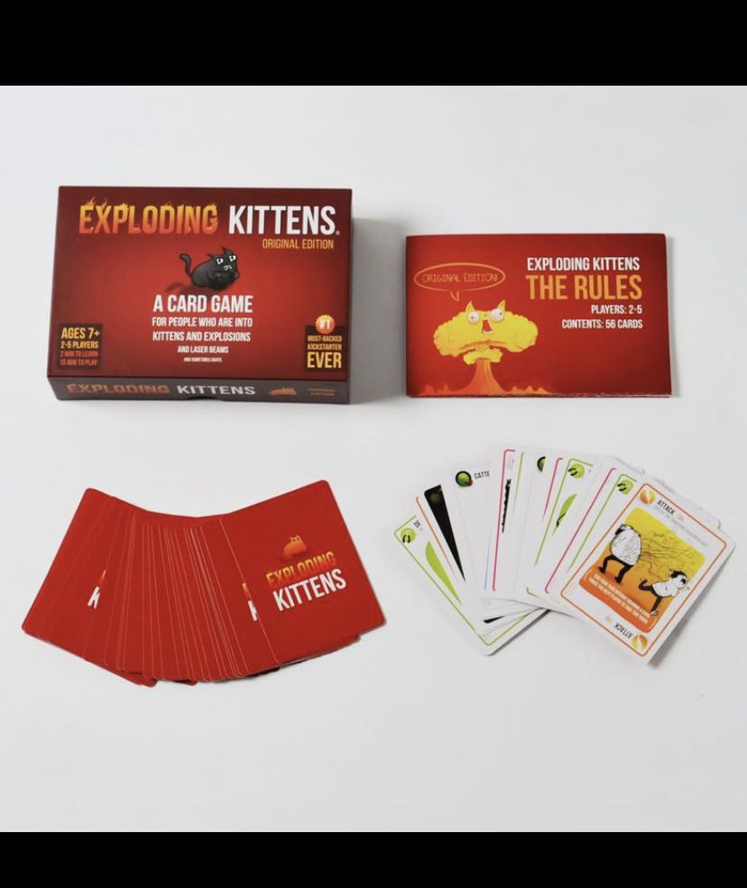 BRAND NEW EXPLODING KITTENS ORIGINAL EDITION CARD GAME, Hobbies & Toys ...