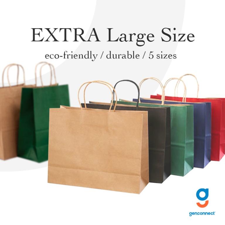 Extra large cheap kraft paper bags