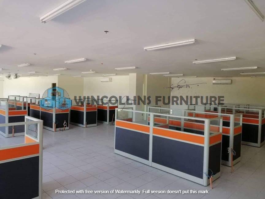 Fabric With Glass Office Partition Workstation Cubicles Furniture And Home Living Office