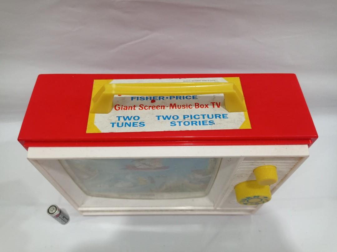 Fisher price giant screen music box tv on sale