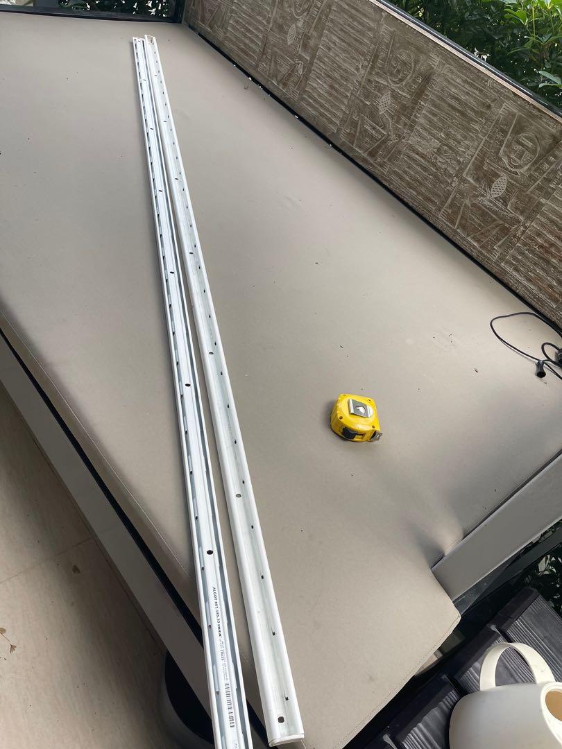 Free IKEA Algot shelf brackets. 196cm, Furniture & Home Living