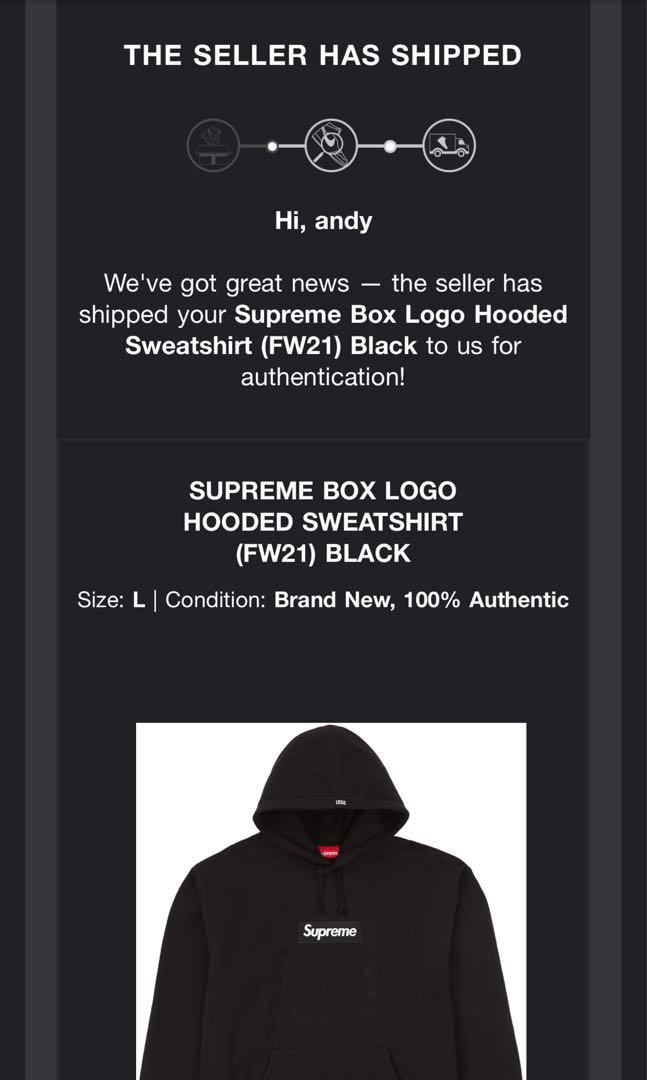 Supreme Box Logo Hoodie Dark Brown FW21 Medium