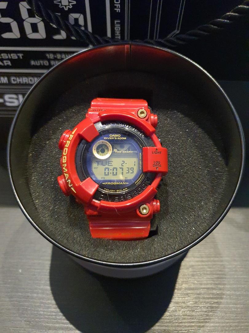 G Shock GF 8230A 4DR Frogman Rising Red Men s Fashion Watches
