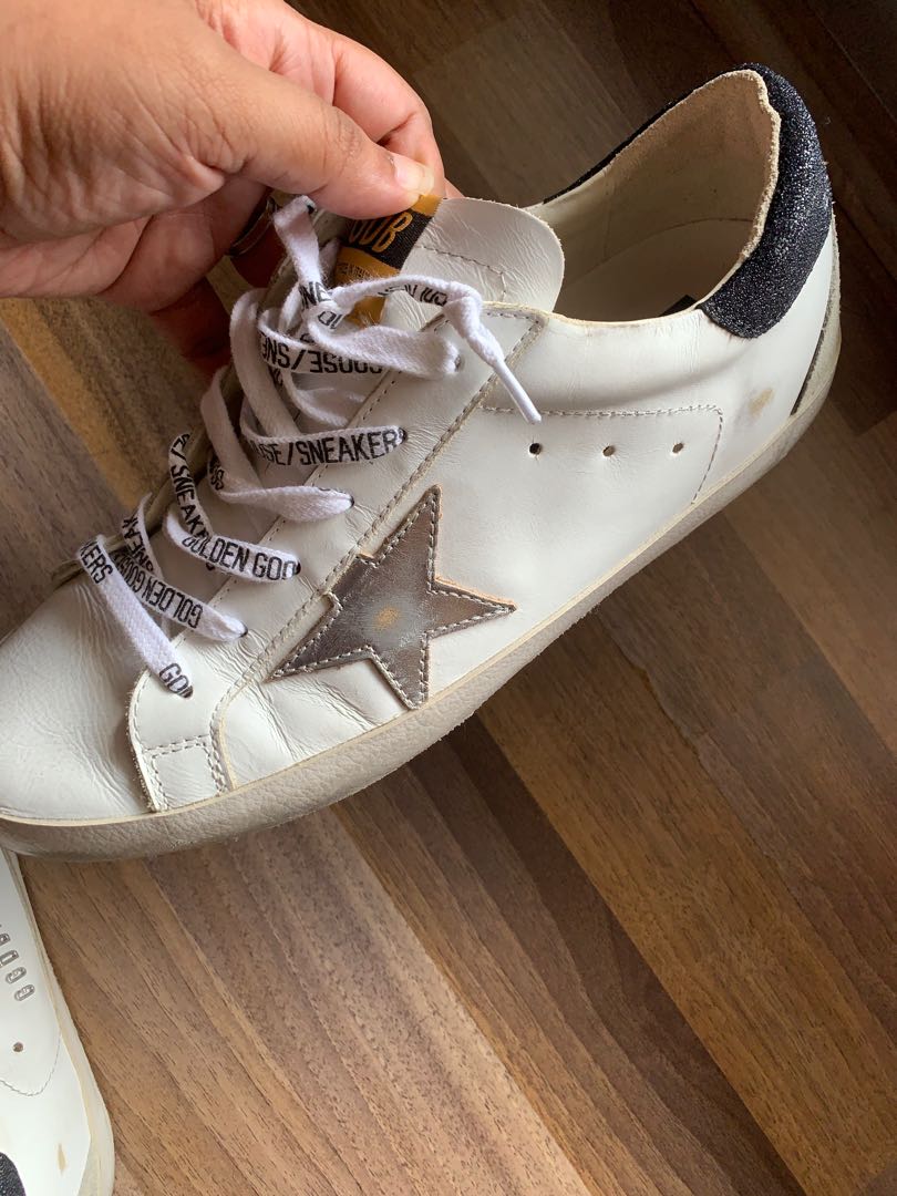golden goose cowhide sneakers