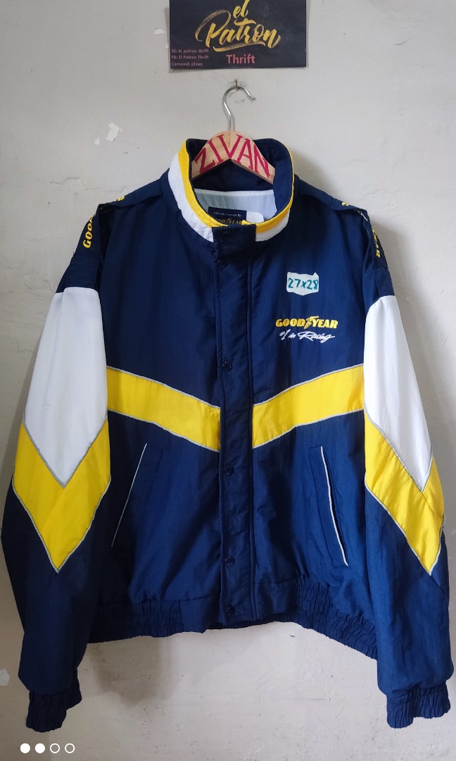 Goodyear racing jacket vintage, Men's Fashion, Coats, Jackets and
