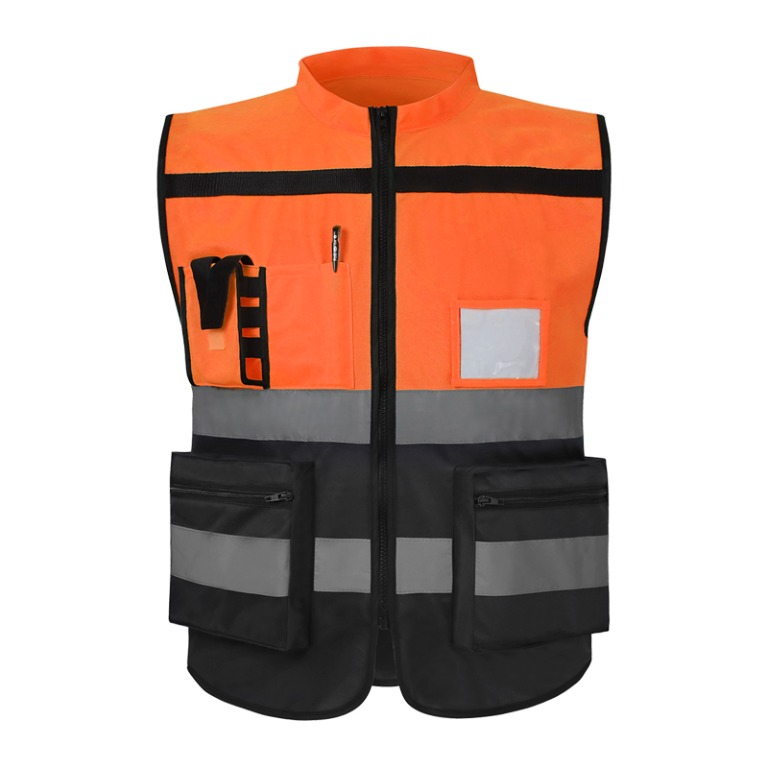 High Visibility Reflective Safety Vests Traffic Construction Vest With ...