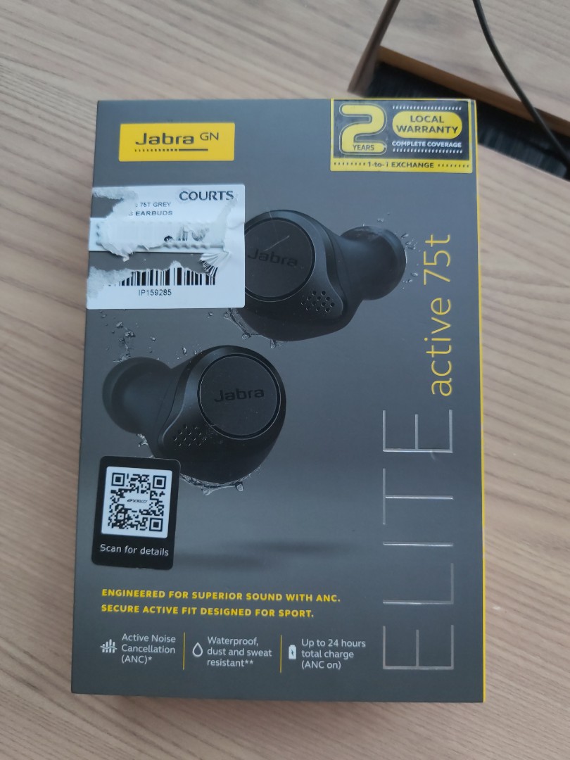 Jabra Elite Active 75t TWS ANC earbuds 