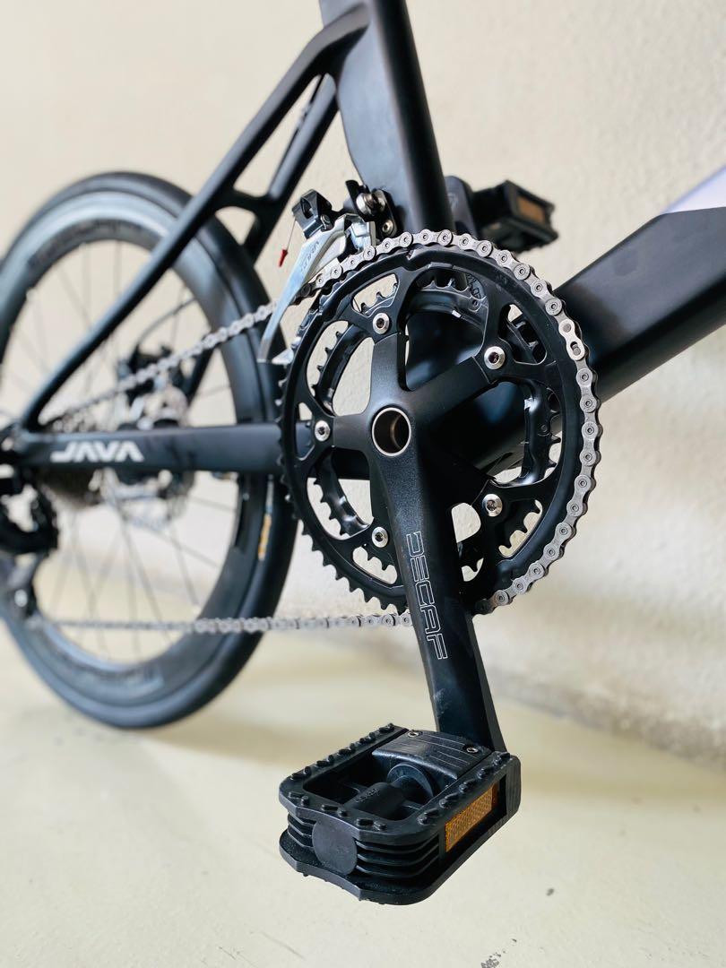 SECOND HAND JAVA MINI VELO CARBON 18 SPEED SHIMANO SORA, Sports ...