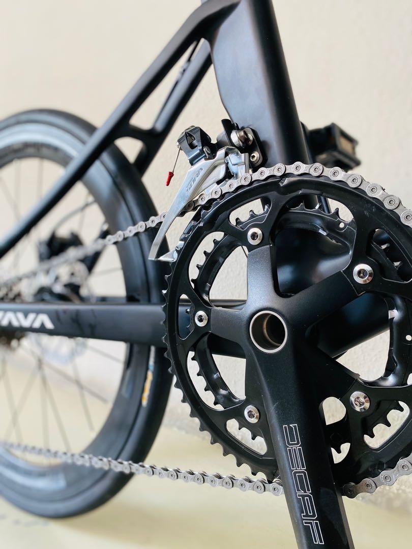 SECOND HAND JAVA MINI VELO CARBON 18 SPEED SHIMANO SORA, Sports ...
