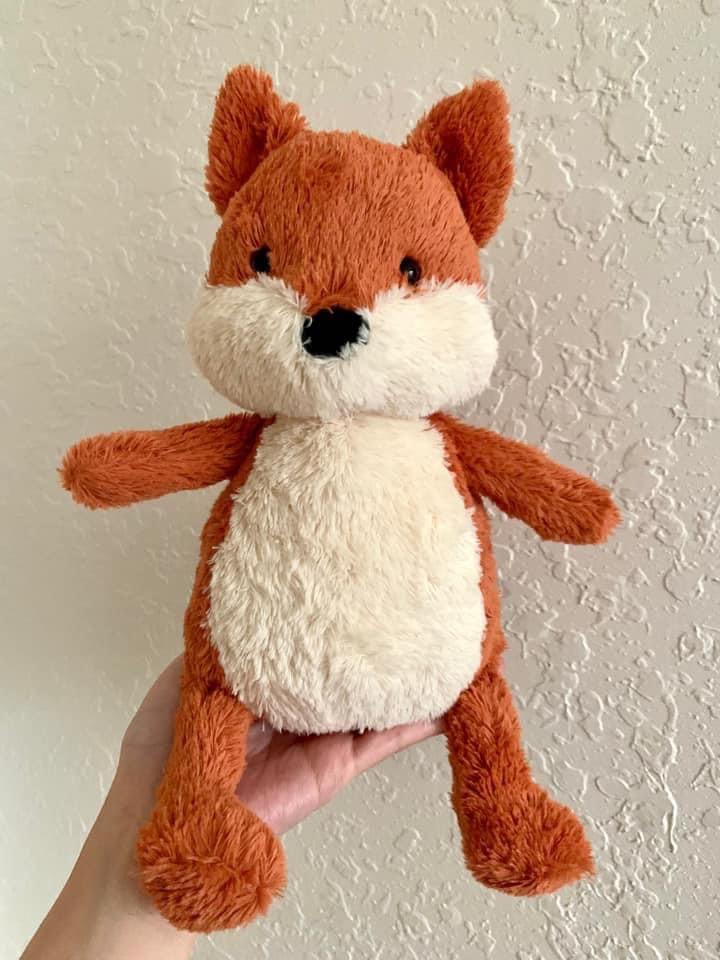 Peanut fox jellycat best sale