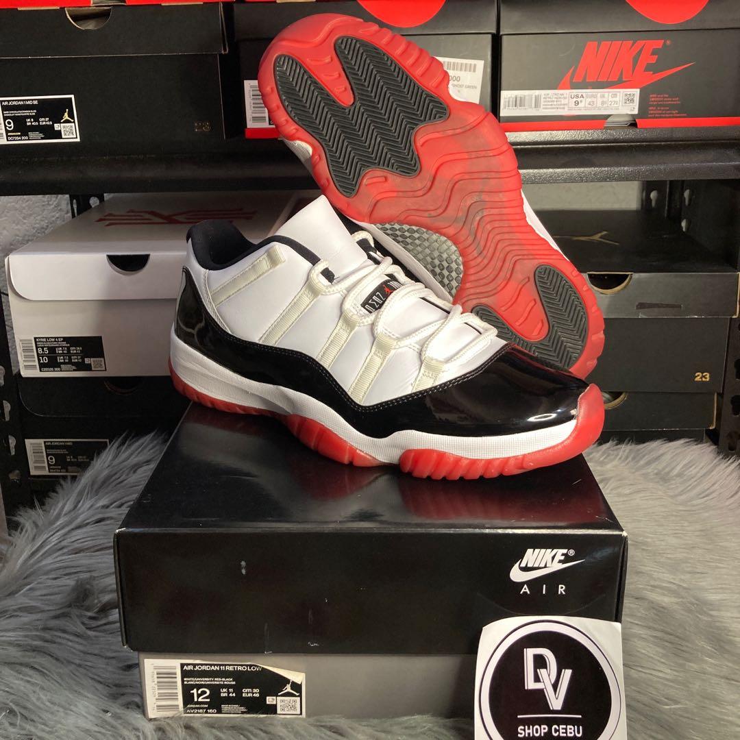 Jordan 11 Low Concord Bred size 12 Men s Fashion Footwear