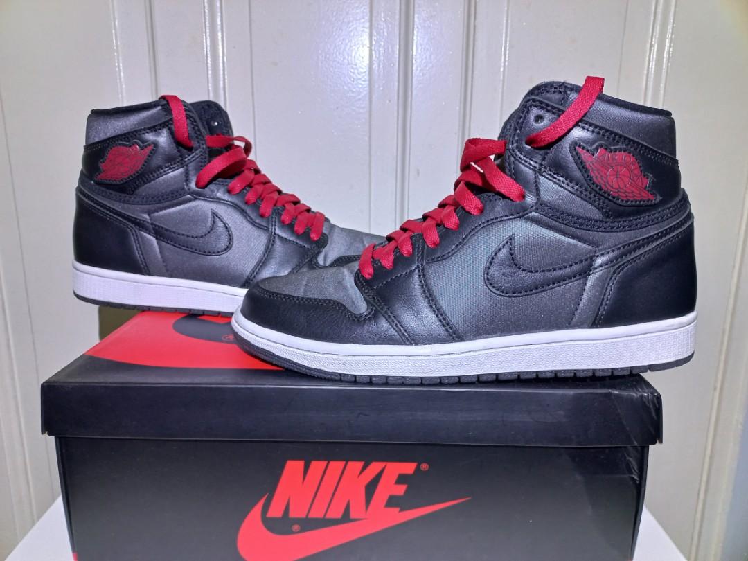 retro 1 black satin