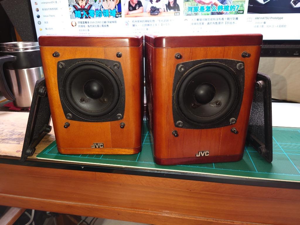JVC SPUX2000RGD 櫻桃木喇叭仔, 音響器材, Soundbar、揚聲器、藍牙喇叭、耳擴 Carousell