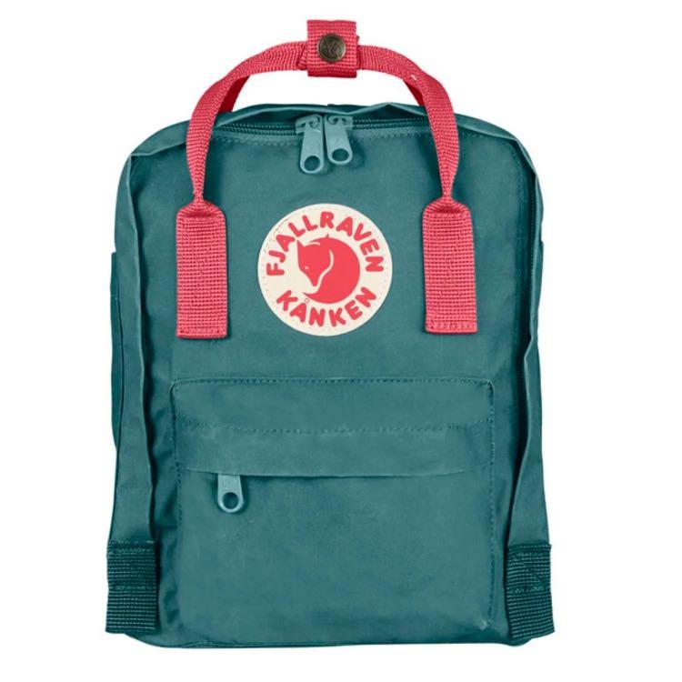 Frost green and best sale peach pink kanken mini