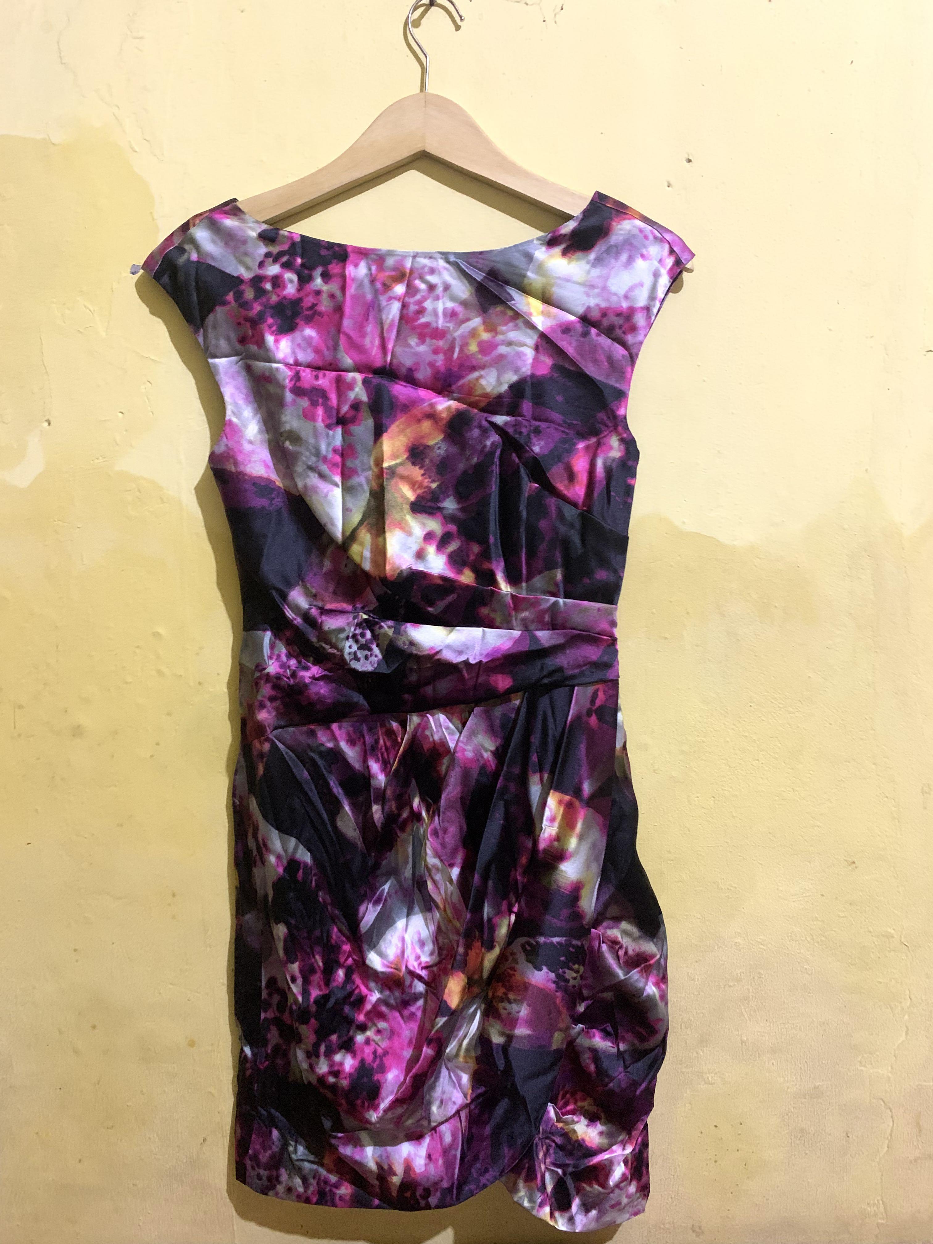 Karen millen flower Dress, Fesyen 