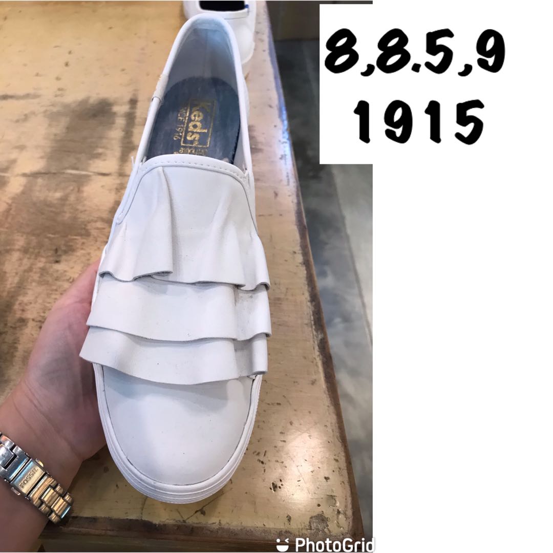 Keds triple online ruffle leather