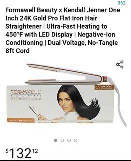 Kendall Jenner 24k gold pro flat iron