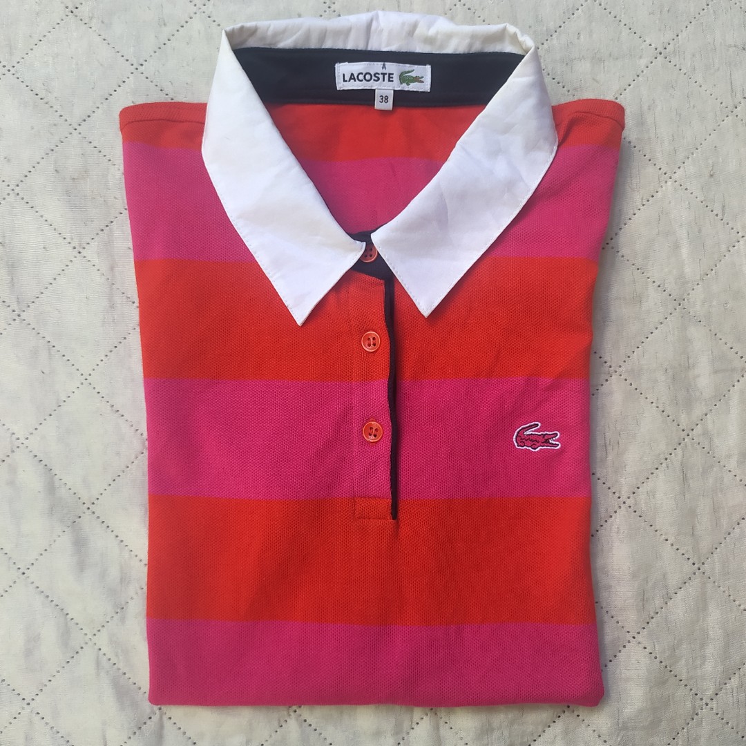 LACOSTE RUGBY POLO, Women's Fashion, Tops, Shirts on Carousell