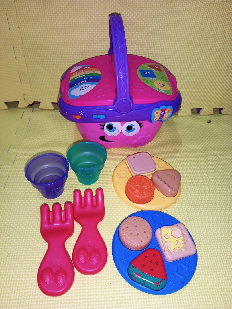 Leapfrog picnic basket playset, Babies & Kids, Infant Playtime on Carousell