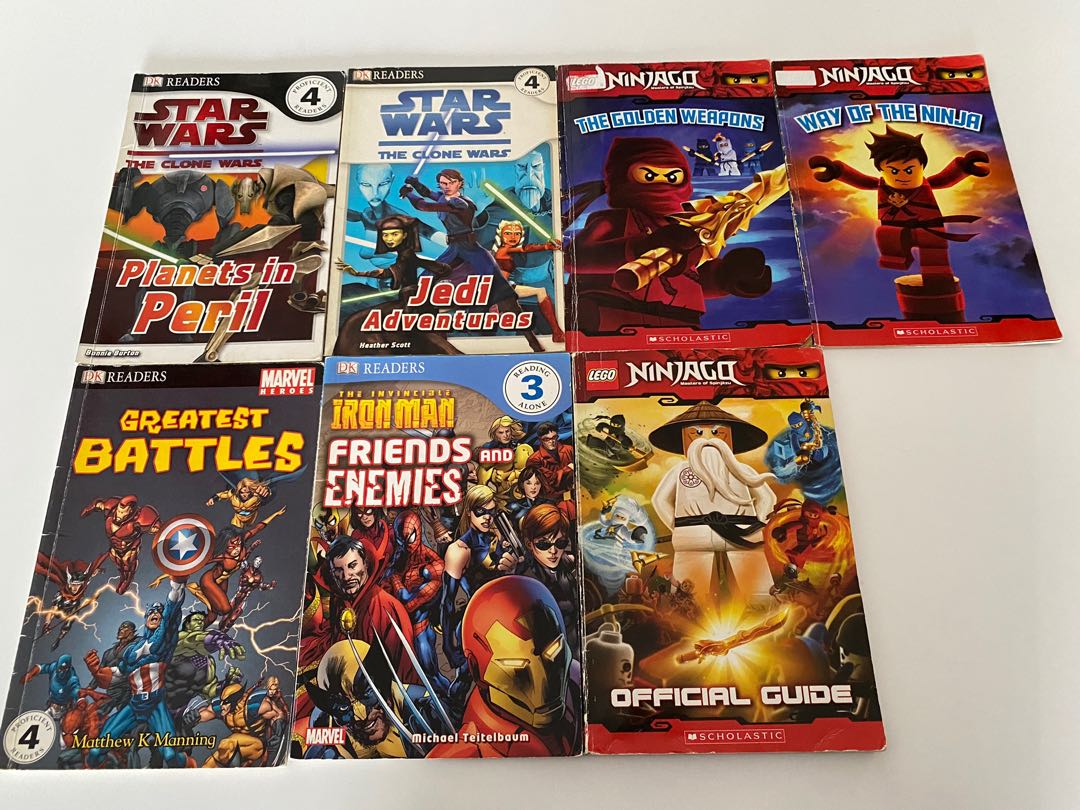 Lego ninjago and DK readers retailing $10+++, Hobbies Toys