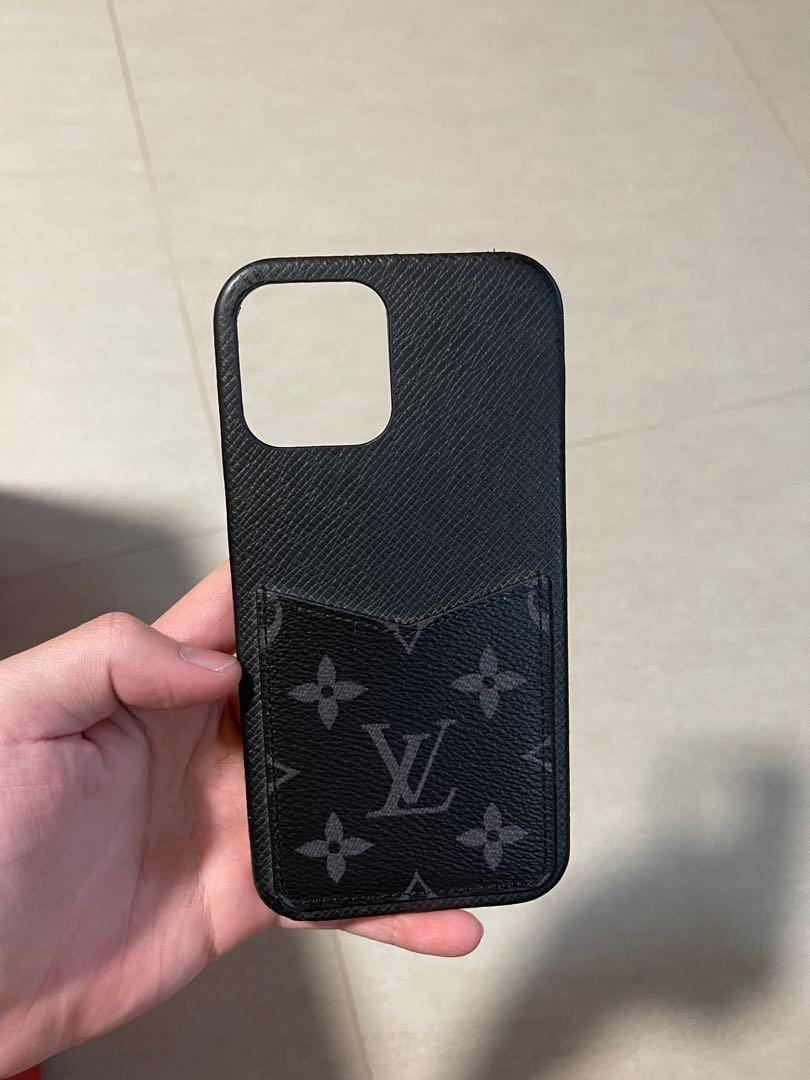 Gray Louis Vuitton Logo iPhone 12 Pro Max Case