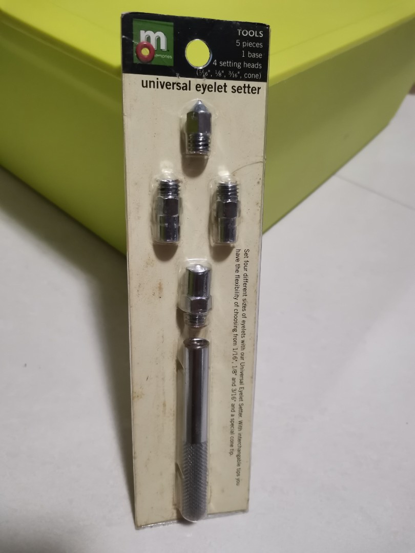 Making memories eyelet setter and eyelets set, Hobbies & Toys