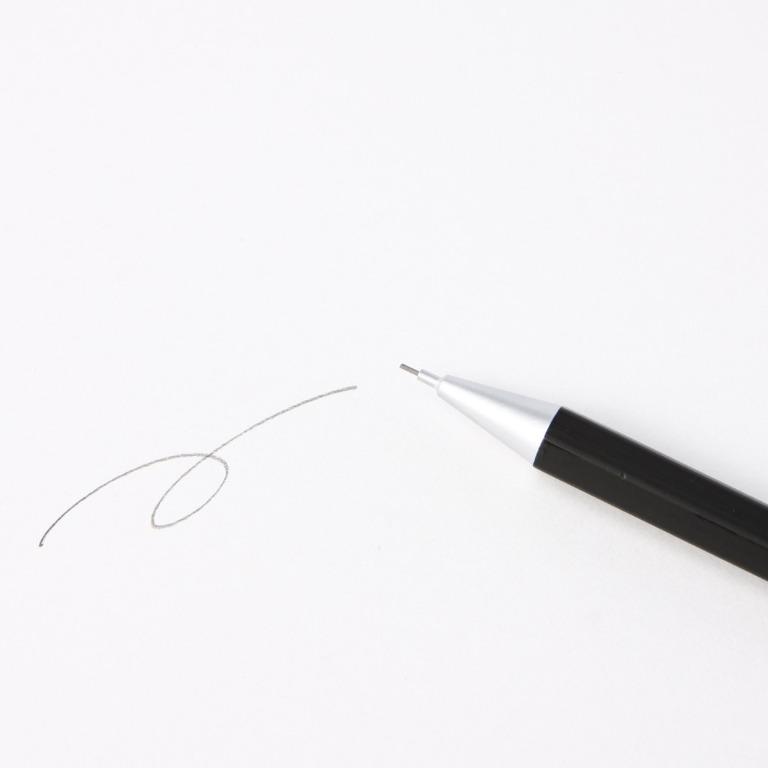 MUJI Wood Mechanical Pencil 0.5mm Black, Hobbies & Toys, Stationery