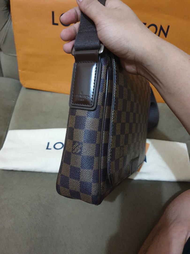 Jual authentic tas selempang pria messenger louis vuitton mulus lv