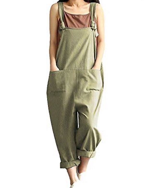 New Olive green overalls medium 42 waist wide leg P1,200, Women's