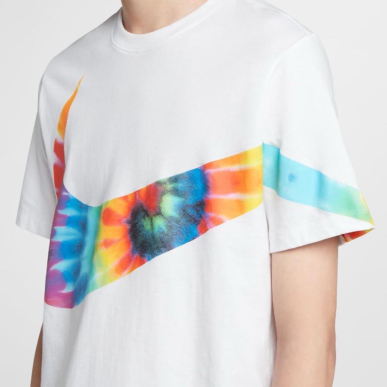 big tie dye shirt