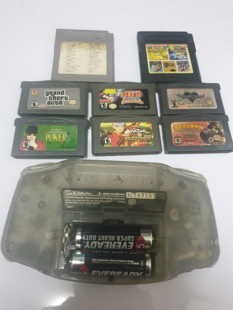 Nintendo Gameboy Advance and Games (Category: Nintendo) located in Quezon City. Submitted by itemsforadoption (Listing ID 1140979882, Image 2). Description: Rfs: Its 2022! Happy New Year everyone. Now is a time to be joyous and declutter. And I'm doing just that this season. If you're interested in a game, I'm also will to accept trade in like trading old games for a newer one. Just send a message my way Gameboy Advance with 6 small games and 2 b