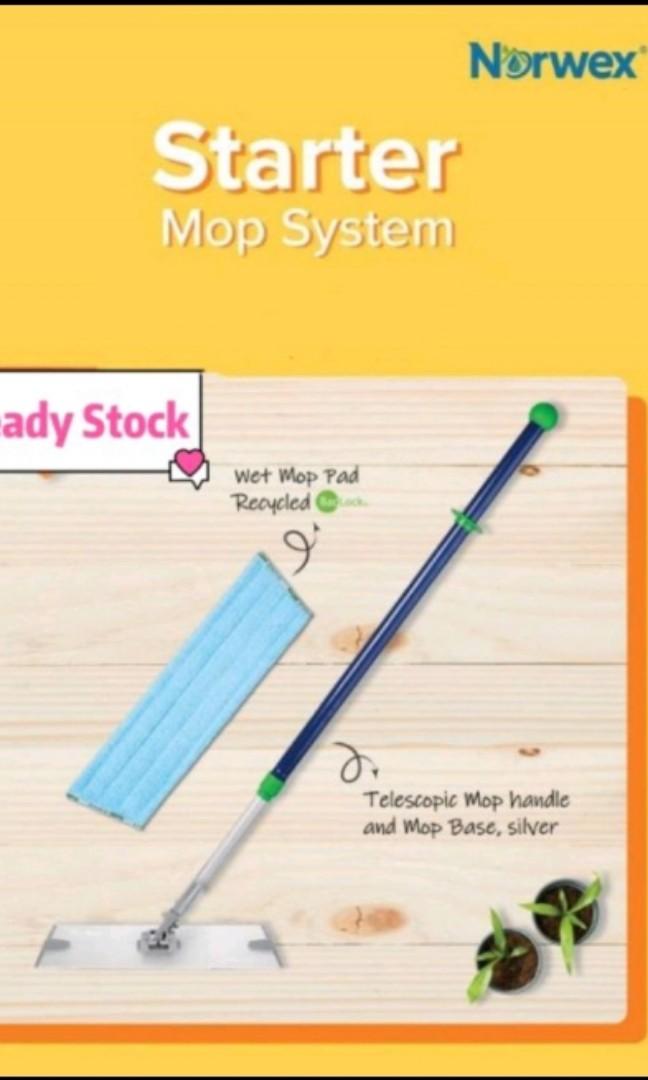 Norwex Wet Mop System, Furniture & Home Living, Cleaning & Homecare